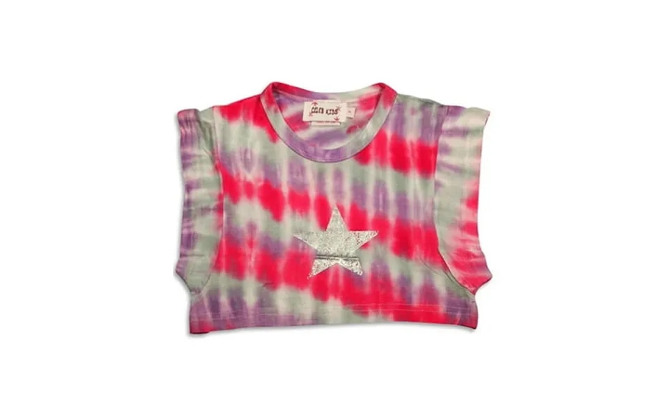 Celeb Kids - Little Girls Short Sleeve Top 28890-2t Raspberry Tie Dye