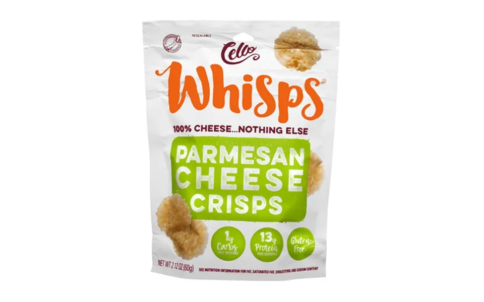Cello Whisps Cheese Crisps Parmesan Crisps 2.12oz