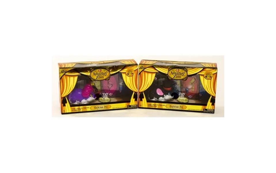 Cephia Interactive Zhu Magician Pet Toys Bundle - Amazing Madame Zhu & The Great Magician Zhu 2 Box Set