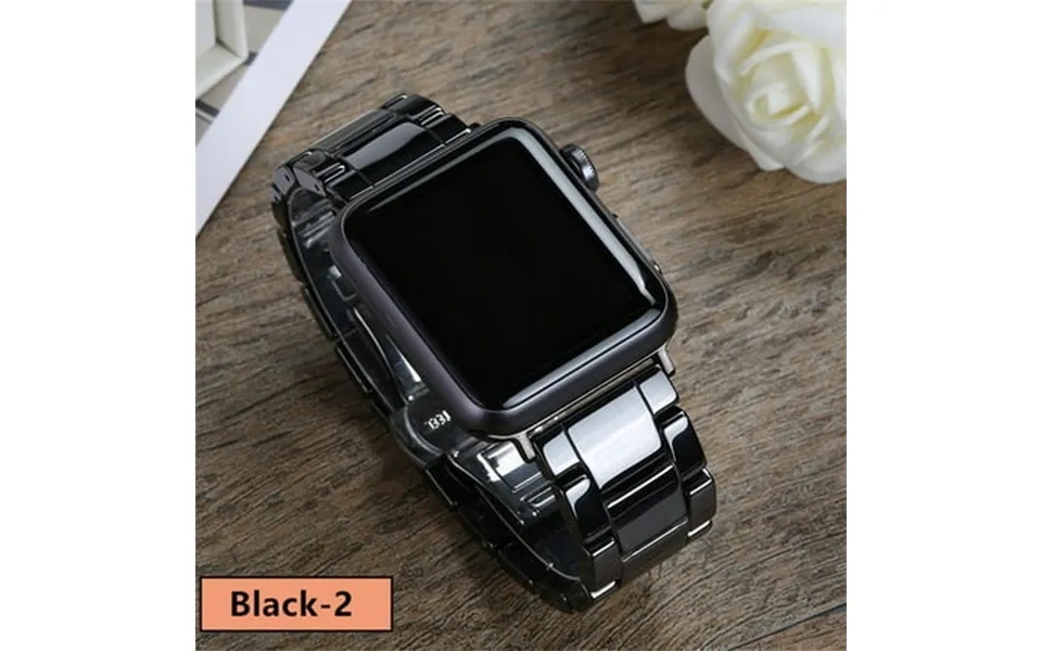 Ceramic Strap For Apple Watch Band 44mm 40mm 45mm 41mm 42mm 38mm Accessories Stainless Steel Wristbands Bracelet Iwatch