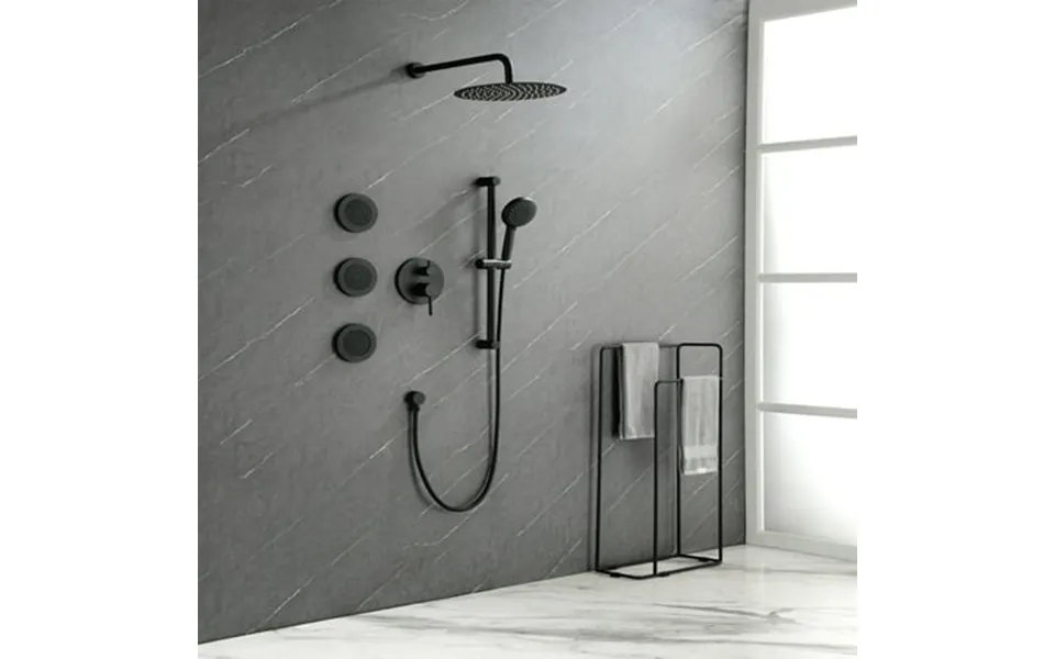 Cfowner Shower Faucets Sets Wall Mounted Shower Faucet Set For Bathroom Shower System With Shower Head Hand Shower Slide