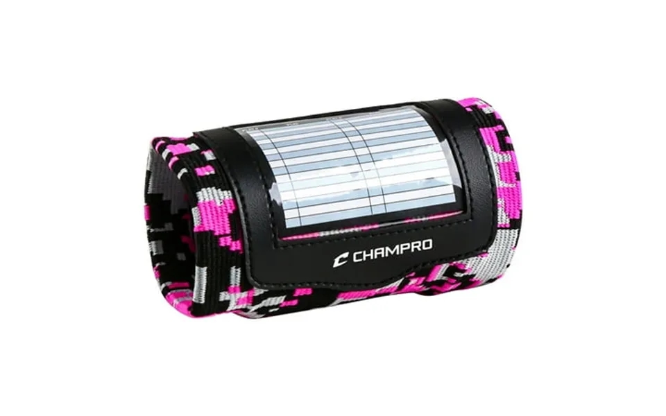 Champro Sports Single Page Playbook Wristband Youth Camo Optic Pink