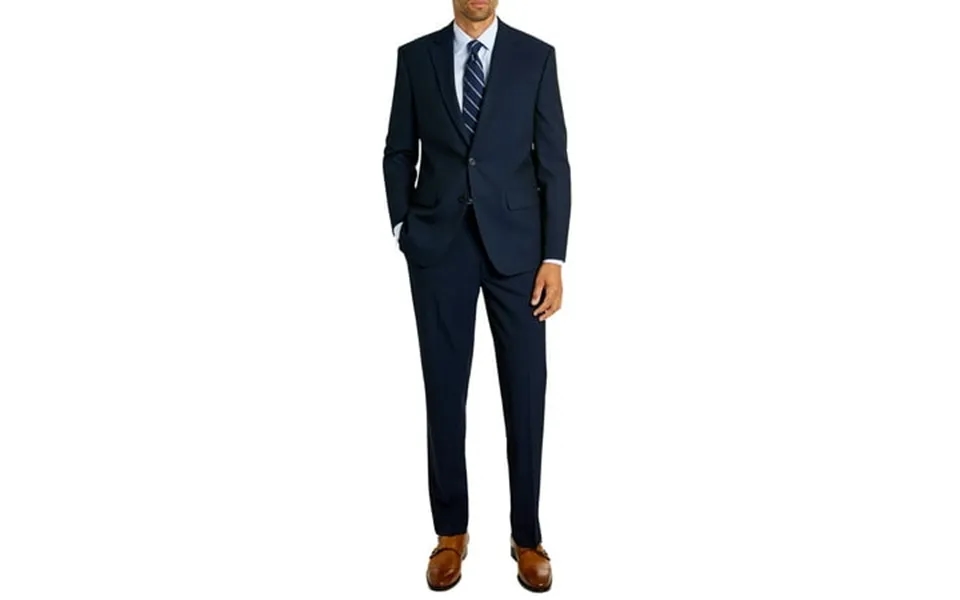 Chaps Men S Plain Classic Suit With Stretch