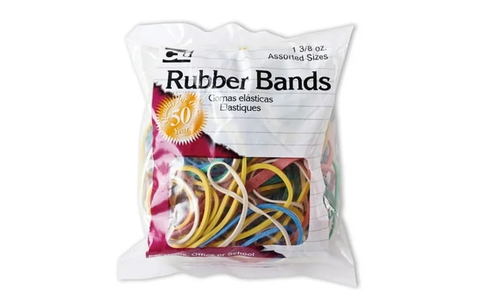 Charles Leonard Inc Rubber Bands 1 3 8 Ounce Bags