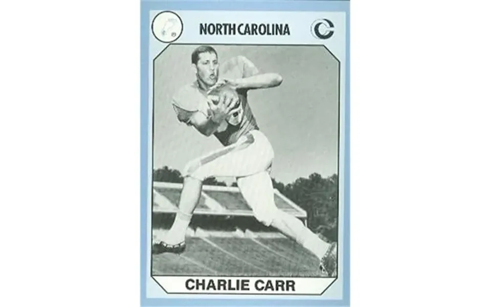 Charlie Carr Football Card North Carolina 1990 Collegiate Collection No