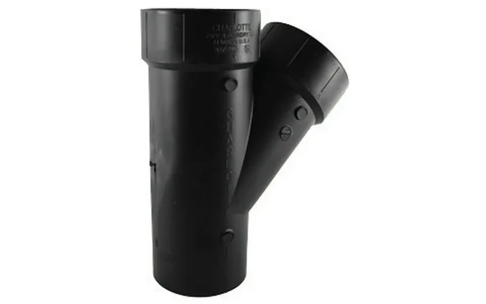 Charlotte Pipe 3 In. Spigot X 3 In. Dia. Hub Abs Wye