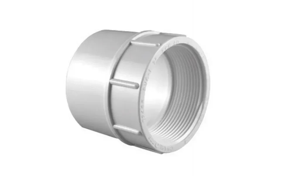 Charlotte Pipe & Foundry Pvc021011000 Adapter Schedule 40 Pvc 1 Sl1 In