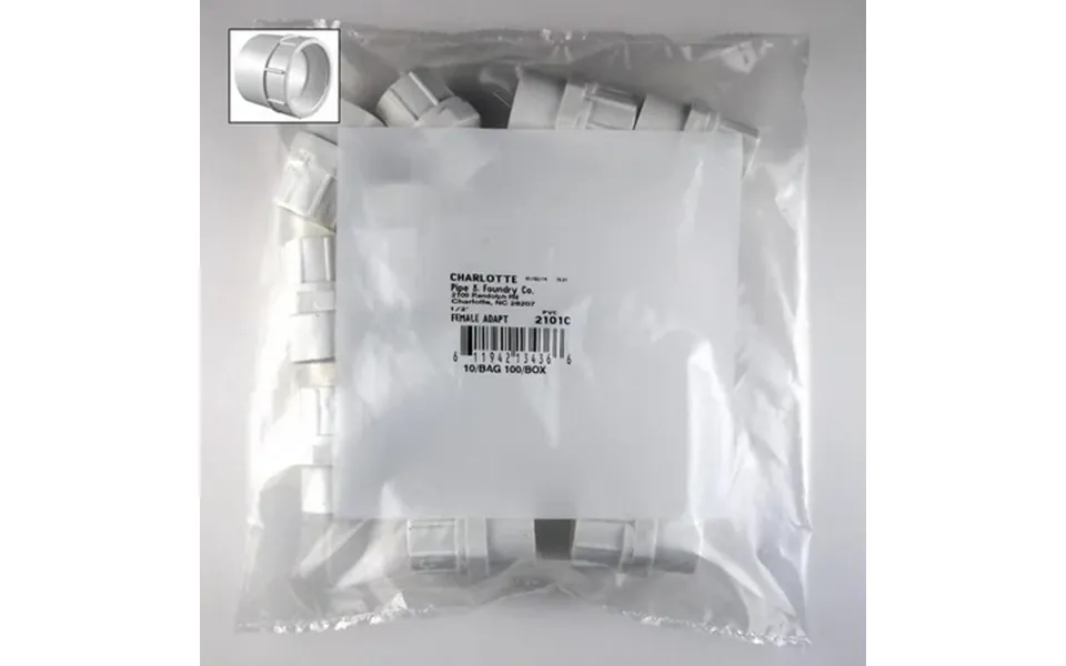 Charlotte Pipe & Foundry Pvc02101c0600ha 0.5 In. Fpt Sch 40 Adapter -