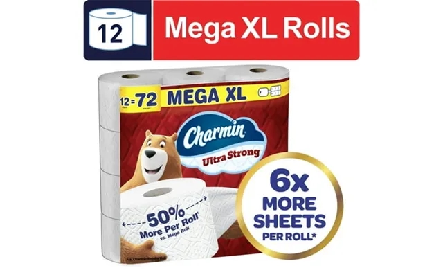 Charmin Toilet Paper Ultra Strong 12 Mega Xl Rolls product image