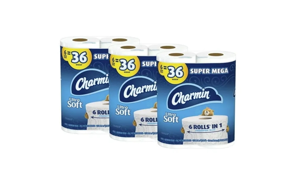 Charmin Ultra Soft Toilet Paper 18 Super Mega Rolls 396 Sheets Per Roll
