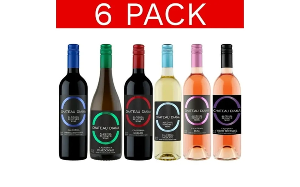 Chateau Diana Zero Alcohol Mixed Wines - 6 Pack