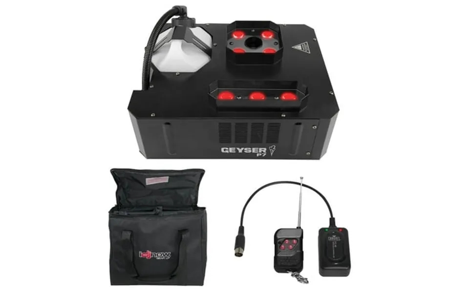 Chauvet Dj Geyser P7 Rgba Uv Pyrotechnic-like Fog Machine With Multi-purpose Padded Utility Case Package