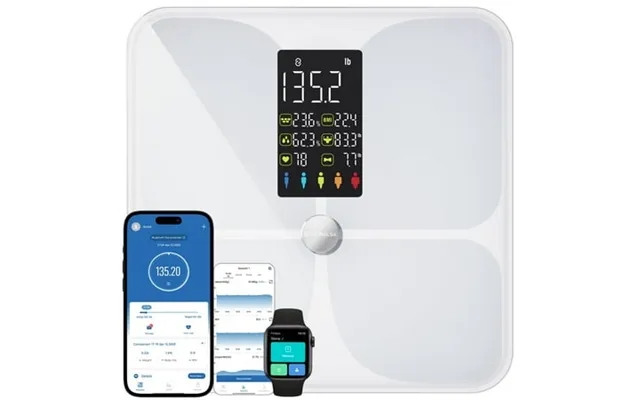 Checkme Body Composition Scale 20 Body Composition Body Analysis Scale Bmi Body Fat Scale With App For Bathroom Recharga product image