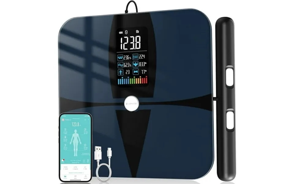 Checkme Scales For Body Weight And Fat 8 Electrode Smart Body Fat Scale Large Display Bmi Digital Weight Scale Full Body