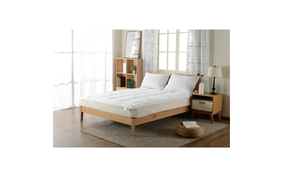 Cheer Collection Mattress Topper 180tc Down Alternative Soft Foam Bed Topper King Size