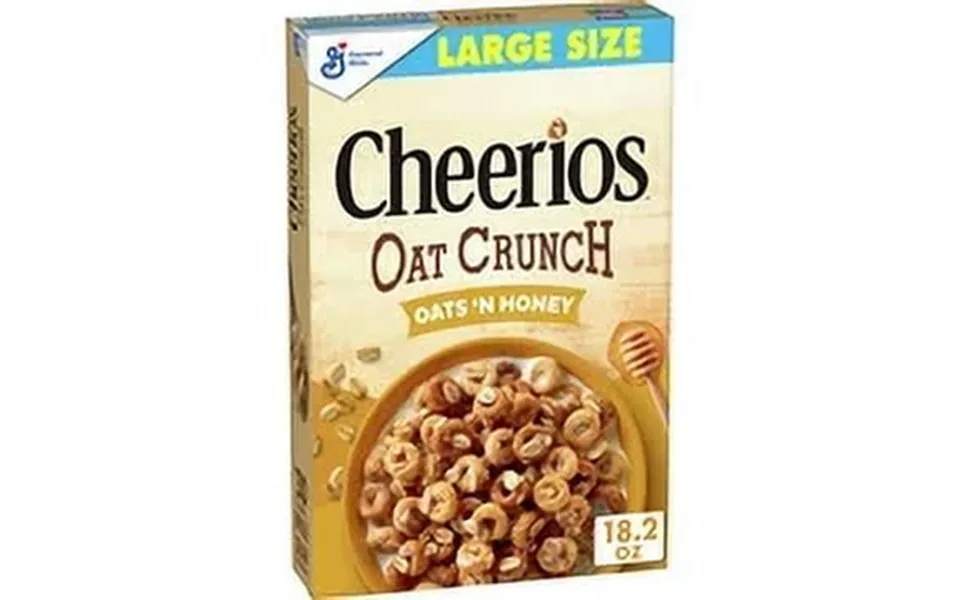 Cheerios Oat Crunch Oats And Honey Cereal 18.2 Oz Pack Of 18