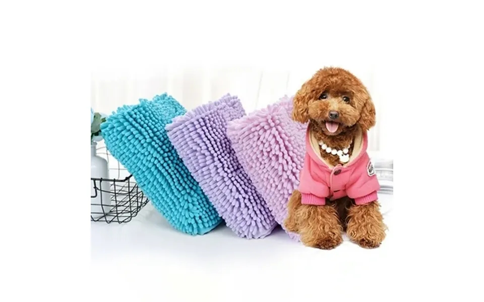 Cheers.us Dog Towel - Microfiber Super Shammy With Hand Pockets Ultra Absorbent Quick Dry Pet Bath Towels For Small Medi