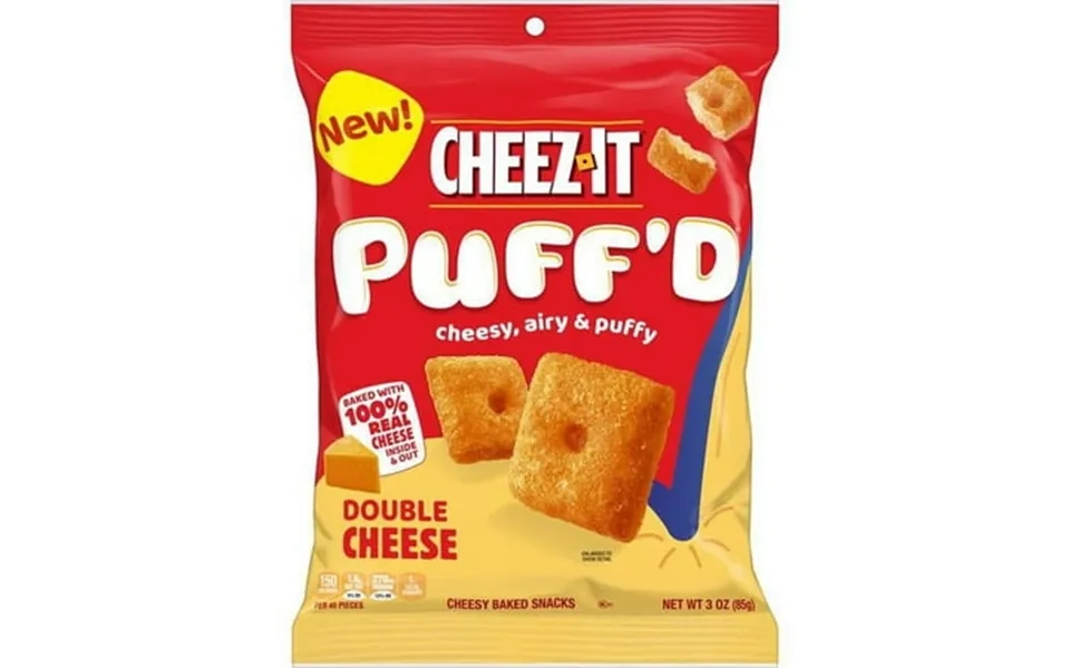 Cheese It Puff White Cheddar 3 Oz Bagged Cheese Crackers Pack Of 6