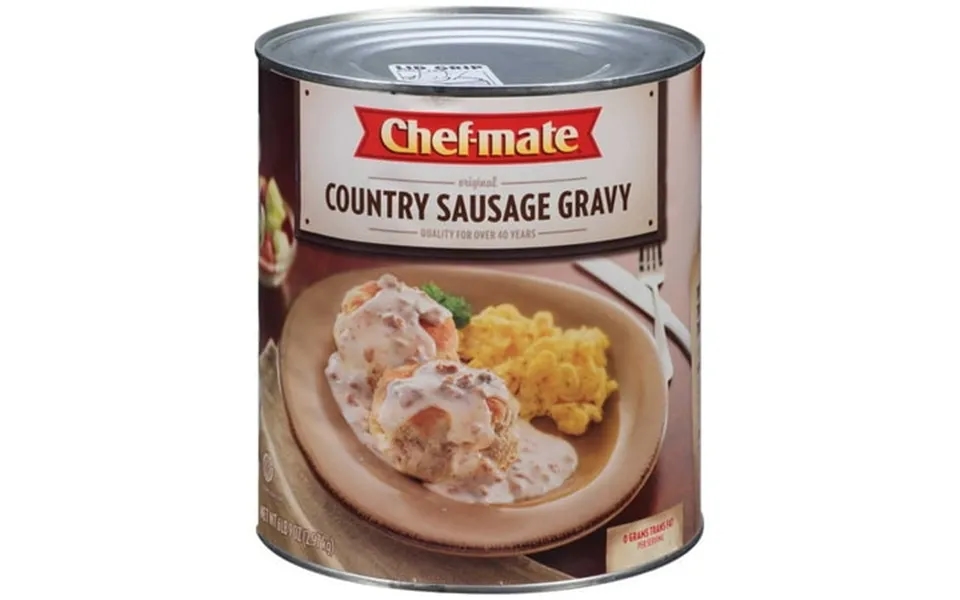 Chef Mate Country Sausage And Gravy Entrée 96 Ounce -- 6 Per Case