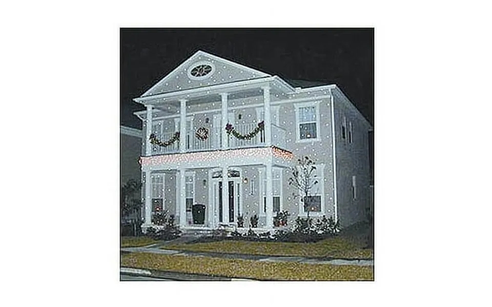Chelsea Home Imports Light Flurries Magical Falling Snow Christmas Light Projector