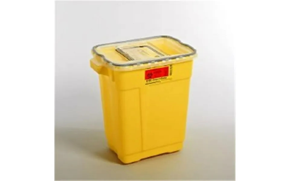 Chemotherapy Sharps Container Plastic Yellow 8 Case 452911 Cs