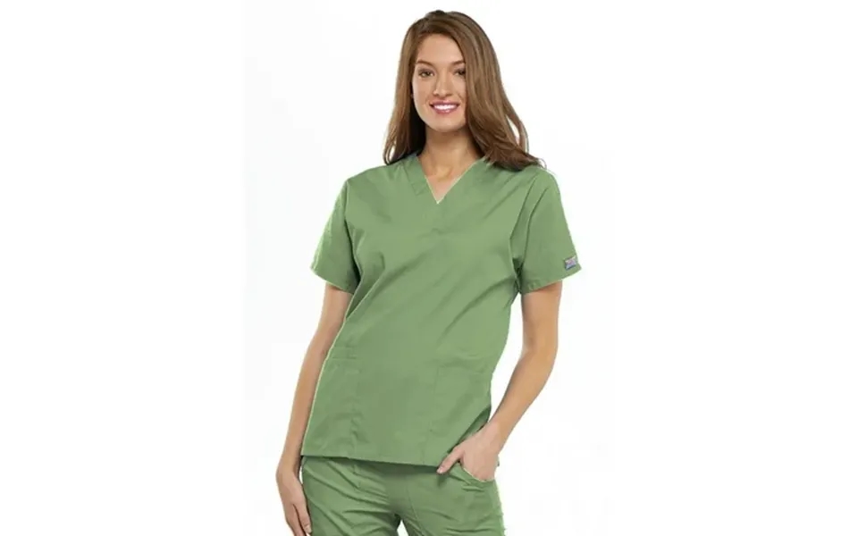 Cherokee V-neck Scrub Top For Women With 3 Pockets & Dolman Sleeve - 4700