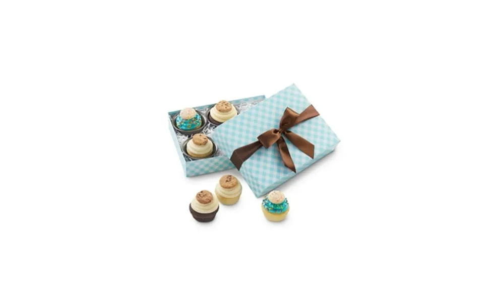 Cheryl S Cookies Cupcakes Buttercream Frosted Includes Vanilla Chocolate & Sprinkle Flavors With Cookie Gourmet Gift For