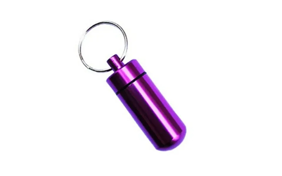 Chicmine Mini Waterproof Case Outdoor Emergency Medicine Drug Box Tank With Keychain