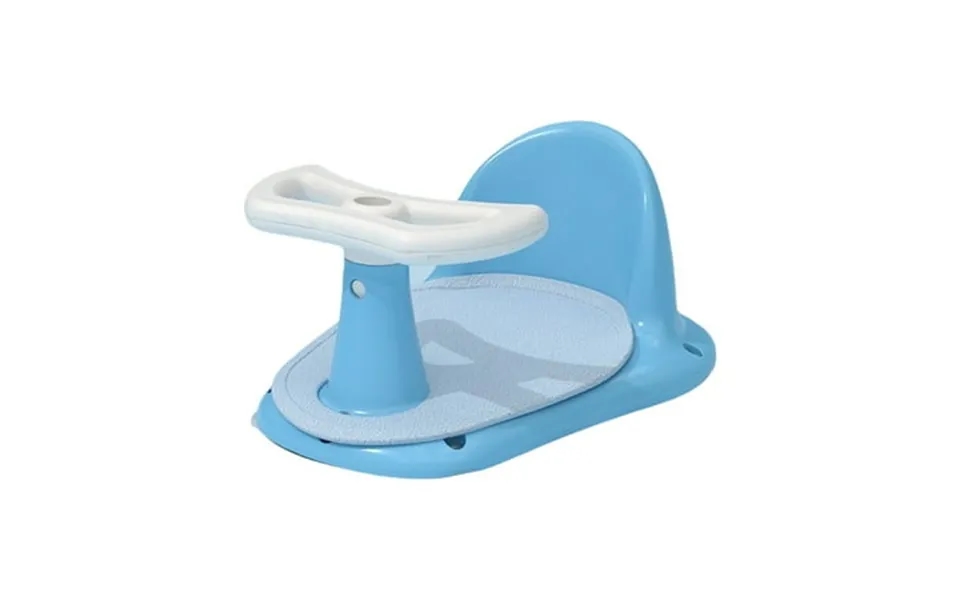 Children S Dining Chair Eating Bath Seat Portable Baby Bath Stool Baby Dining Table Multifunctional Storage Sled-blue-st