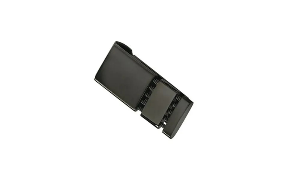 Chisel Srm104 Stainless Steel Brushed & Polished Black Ip-plated Money Clip