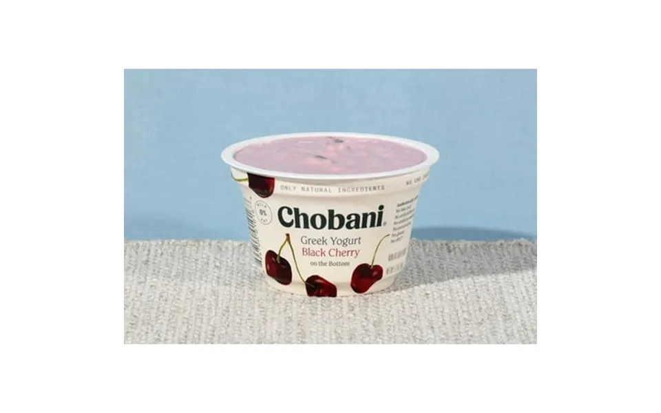 Chobani Non Fat Black Cherry Greek Yogurt 5.3 Ounce -- 12 Per Case