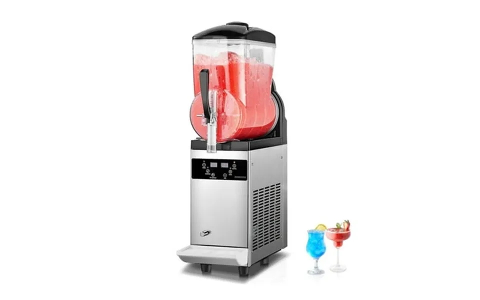 Choco Moon 12l Commercial Slushy Machine - 2-flavor Option & Stainless Steel Construction