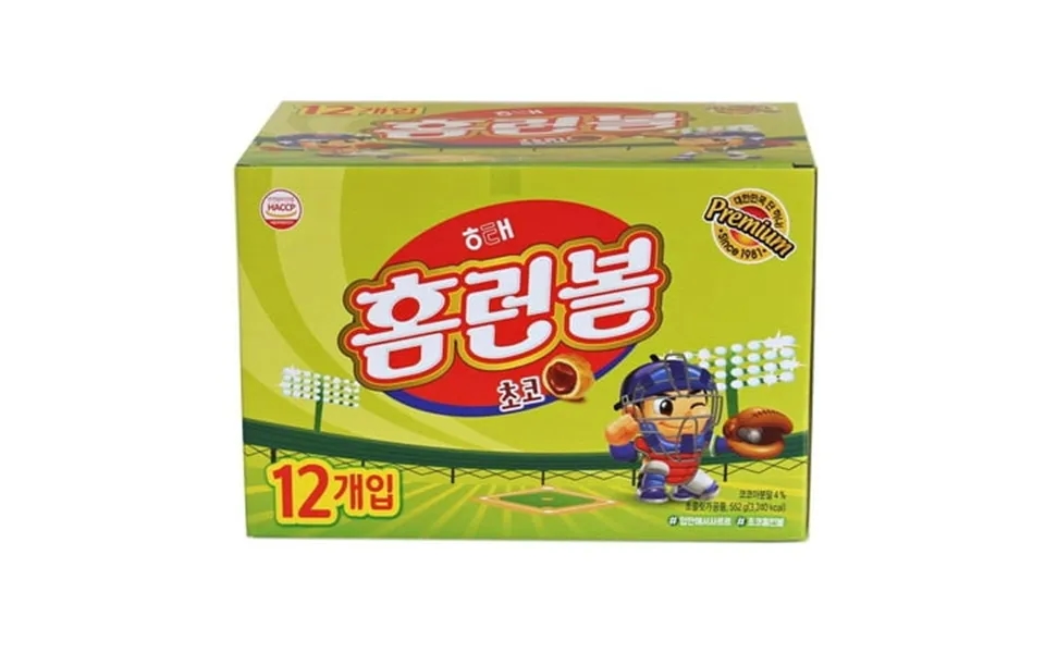 Chocolate Korean Haitai Homerun Candies Box Of 12 3.8 Oz Each