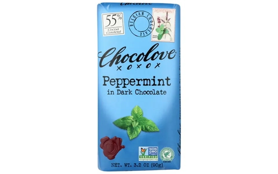 Chocolove Peppermint In Dark Chocolate 3.2 Oz 2