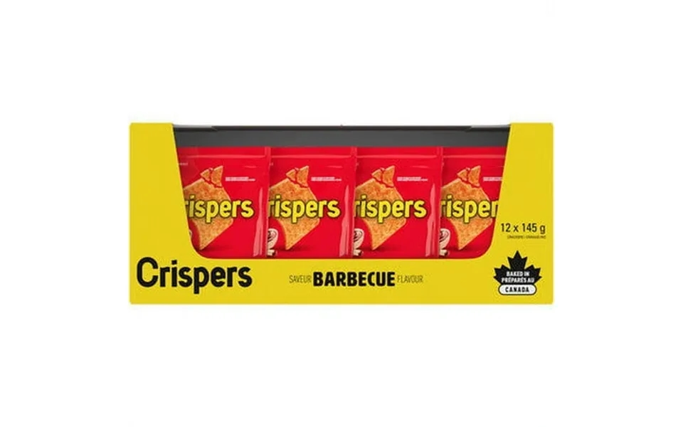 Christie Crispers Barbecue Crackers 145g 5.1 Ounce 12 Pack Imported From Canada