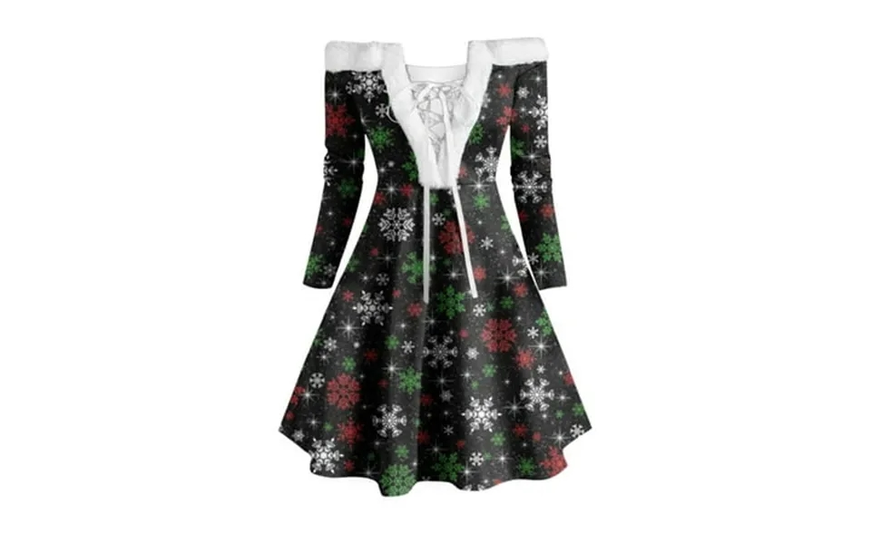 Christmas Cocktail Dresses For Women Off The Shoulder Mini Dress Sexy Up Long Sleeve Mrs Santa Claus Short V Neck Dress