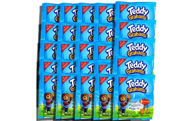 Cinnamon Teddy Bear Graham Crackers Snack Packs .75 Oz 25 Total product image