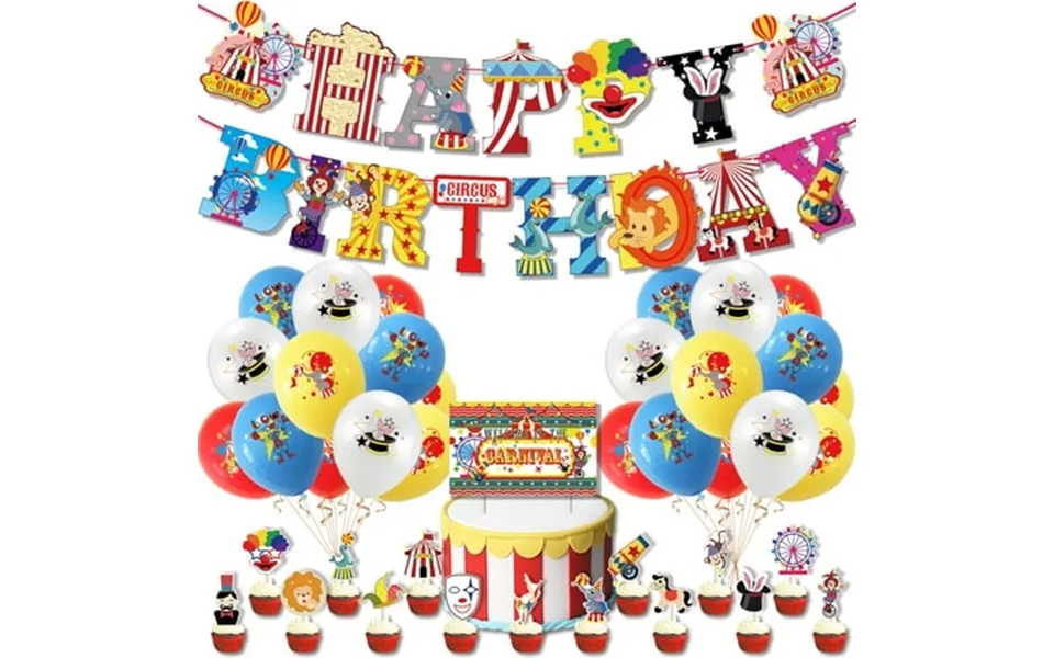 Circus Carnical Kid Birthday Party Decoration