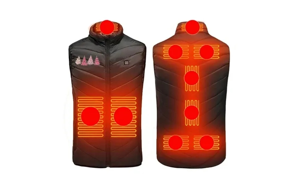 Ckpwisy Heated Vest For Men And Women Usb Charging Warm Vest Washable Fleece Heated Coat For Hunting Hiking Black Xxxxxx