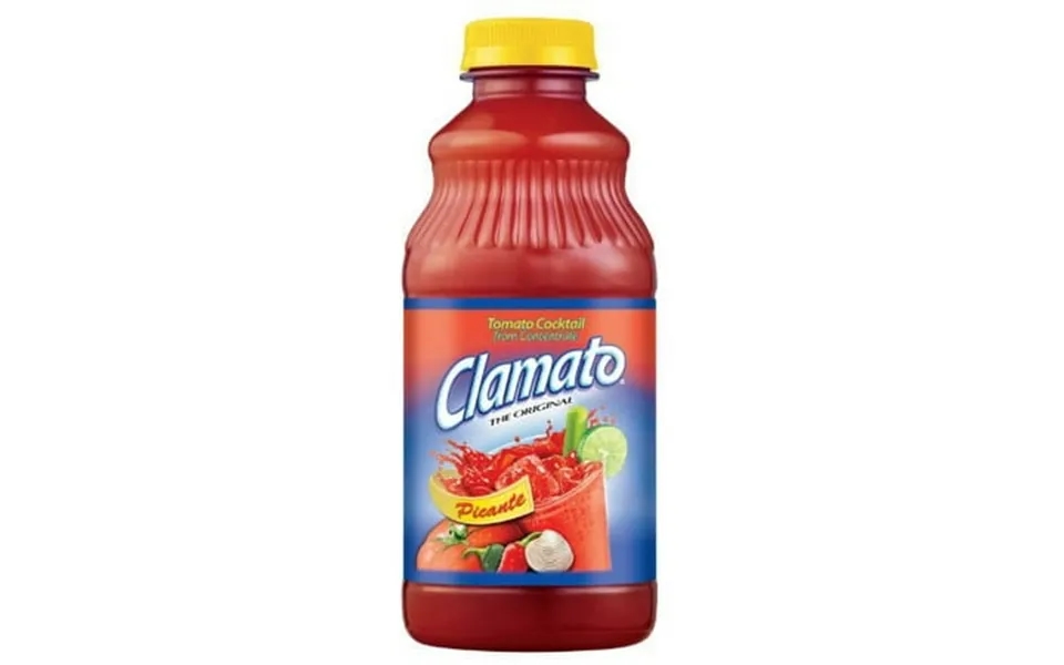 Clamato Picante Tomato Cocktail - 32 Fl Oz Bottle Pack Of 24