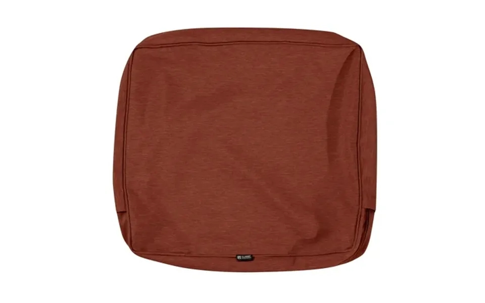 Classic Accessories Montlake Fadesafe Water-resistant Patio Lounge Back Cushion Cover 23 X 20 X 4 Inch Heather Henna
