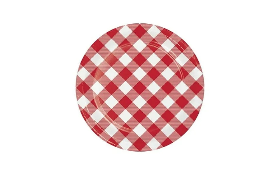 Classic Gingham Luncheon Paper Plate- Pack Of 8 By Creative Converting