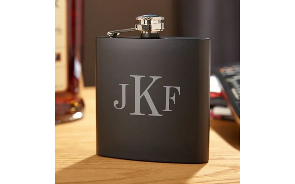 Classic Monogram Personalized Blackout Flask