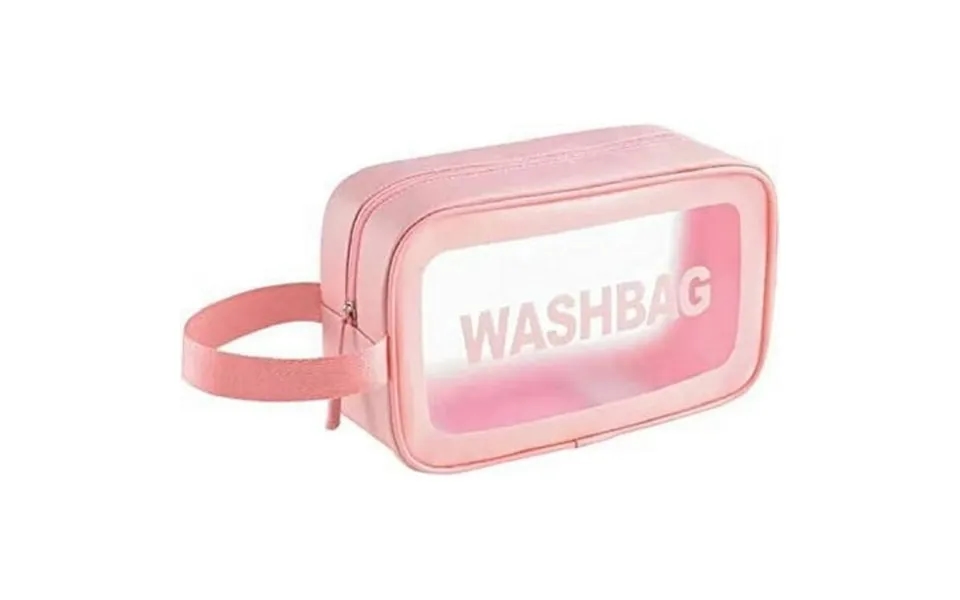 Clear Travel Bags For Toiletries Portable Pvc Waterproof Cosmetic Bags Transparent Travel Storage Carry Pouch Toiletry B