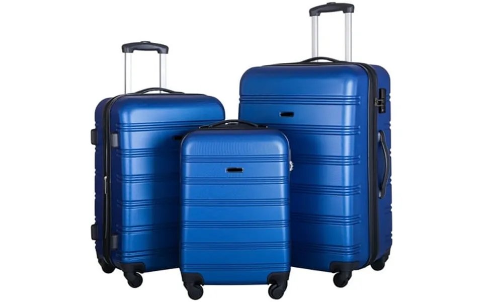 Clearance 3 Piece Luggage Set Hardside Spinner Suitcase With Tsa Lock 20 24 28 Available