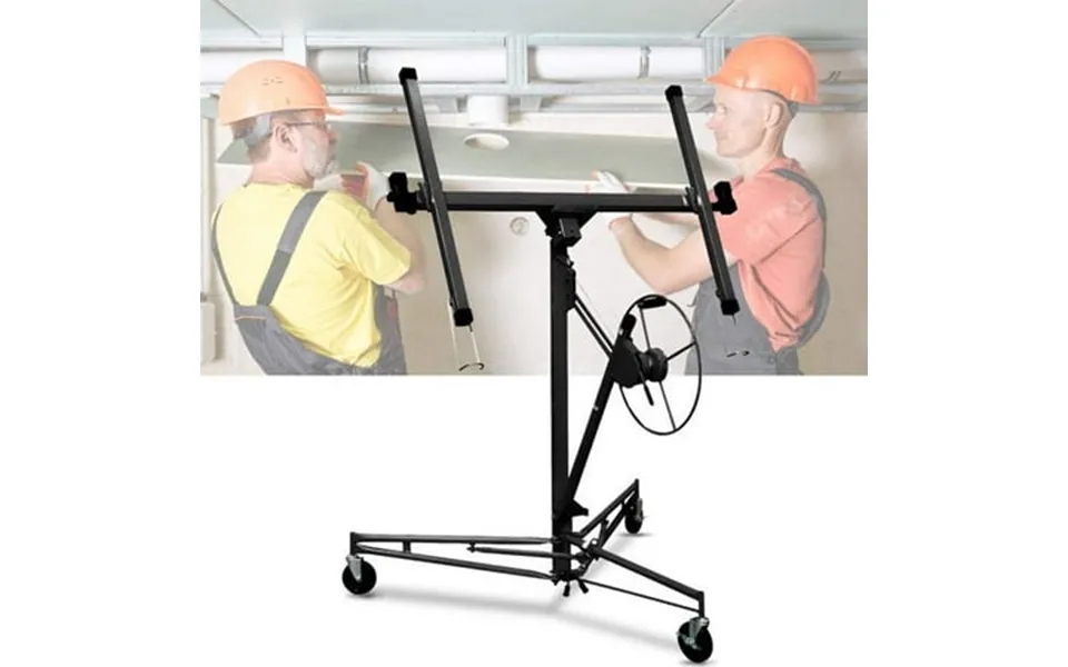 Clearance Drywall Panel Hoist Drywall Lift Rolling Panel Hoist Jack Lifter 16ft Black Color