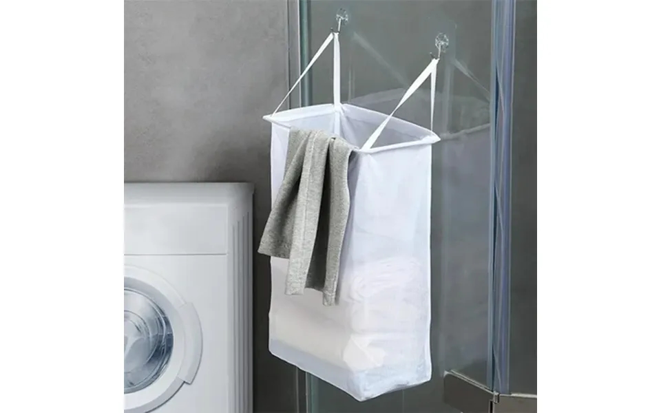 Clearance No Punching Wall-mounted Dirty Laundry Basket Household Laundry Basket Paste Storage Basket Portable Foldable