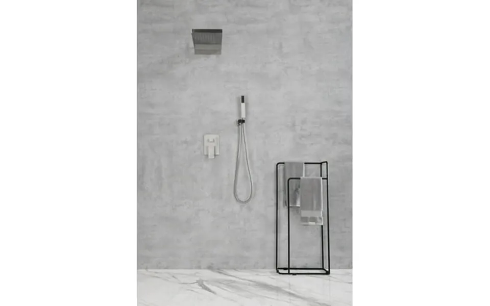 Clearance Shower System Waterfall Rainfall Shower Head With Handheld Shower Faucet Set For Bathroom Wall Mounted