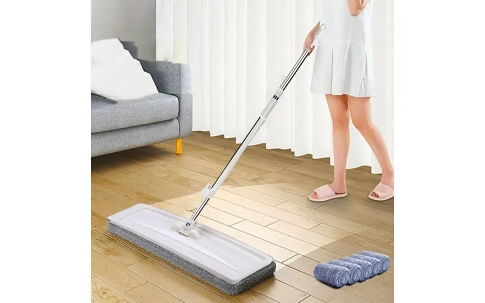 Clearance Uscallm Hands- Mop Hands- Microfiber Flat Mop Automatic Wringing 360 Degree Hands- Microfiber Floor Mop Lazy H