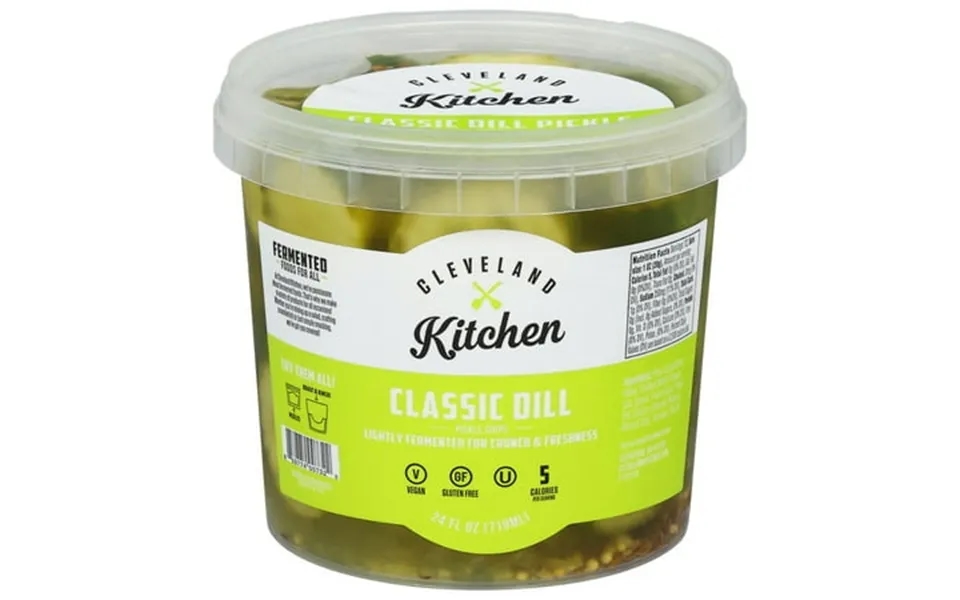 Cleveland Kitchen Classic Dill Pickle Chips 24 Fl Oz